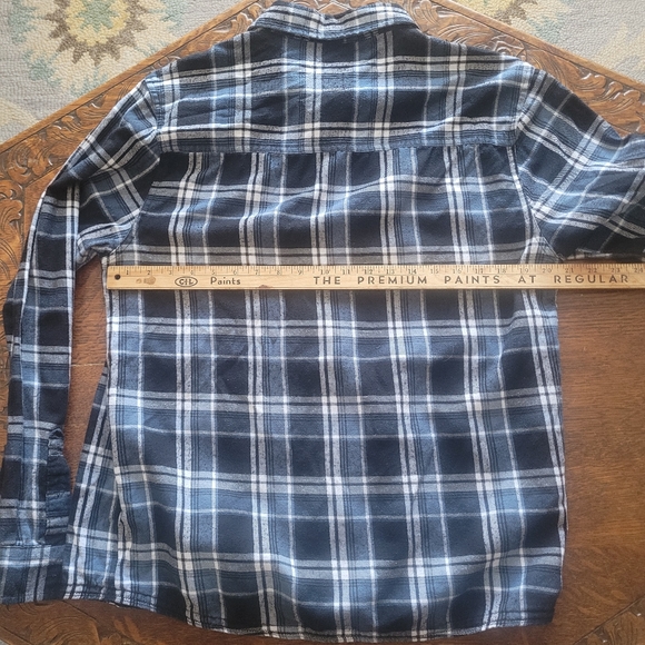 10tree Men's Plaid Button Down Shirt Size Large Gorpcore - Picture 7 of 7